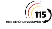 Link zur Homepage der Behördennummer 115